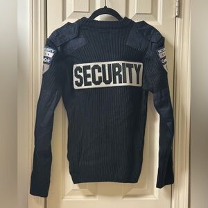 Halloween Security Navy Sweater NWT size Small